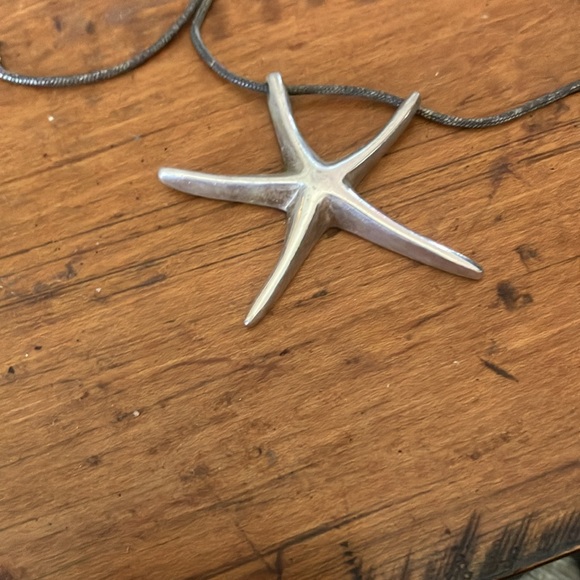 Authentic Tiffany oversized Starfish pendant large size.  pendant only. - Picture 2 of 6